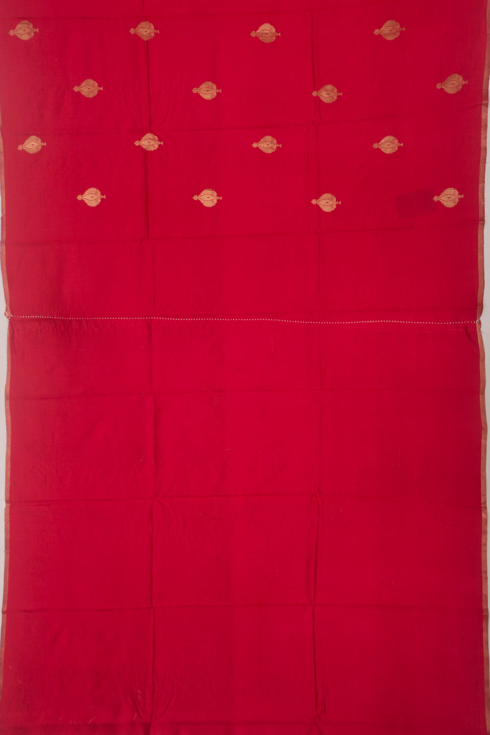Banarasi Katan Silk Butta Red Saree