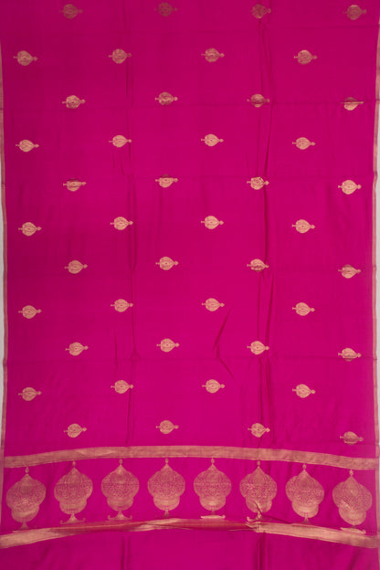Banarasi Katan Silk Butta Pink Saree