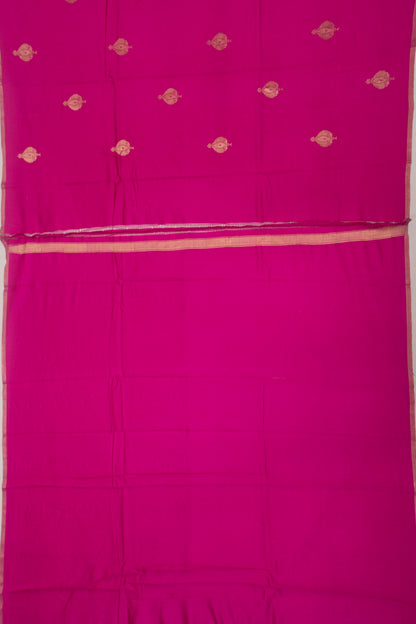 Banarasi Katan Silk Butta Pink Saree