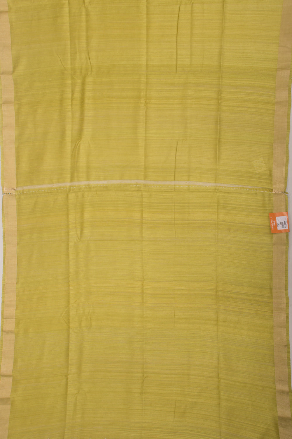 Tussar Plain Pastel Green Saree