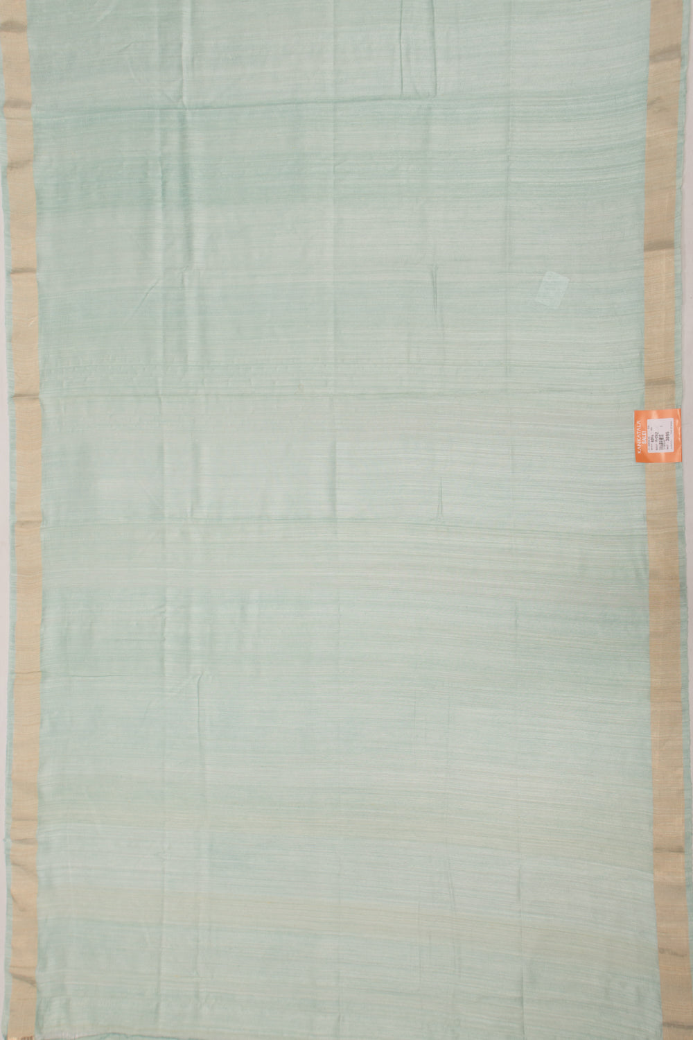 Tussar Plain Sky Blue Saree