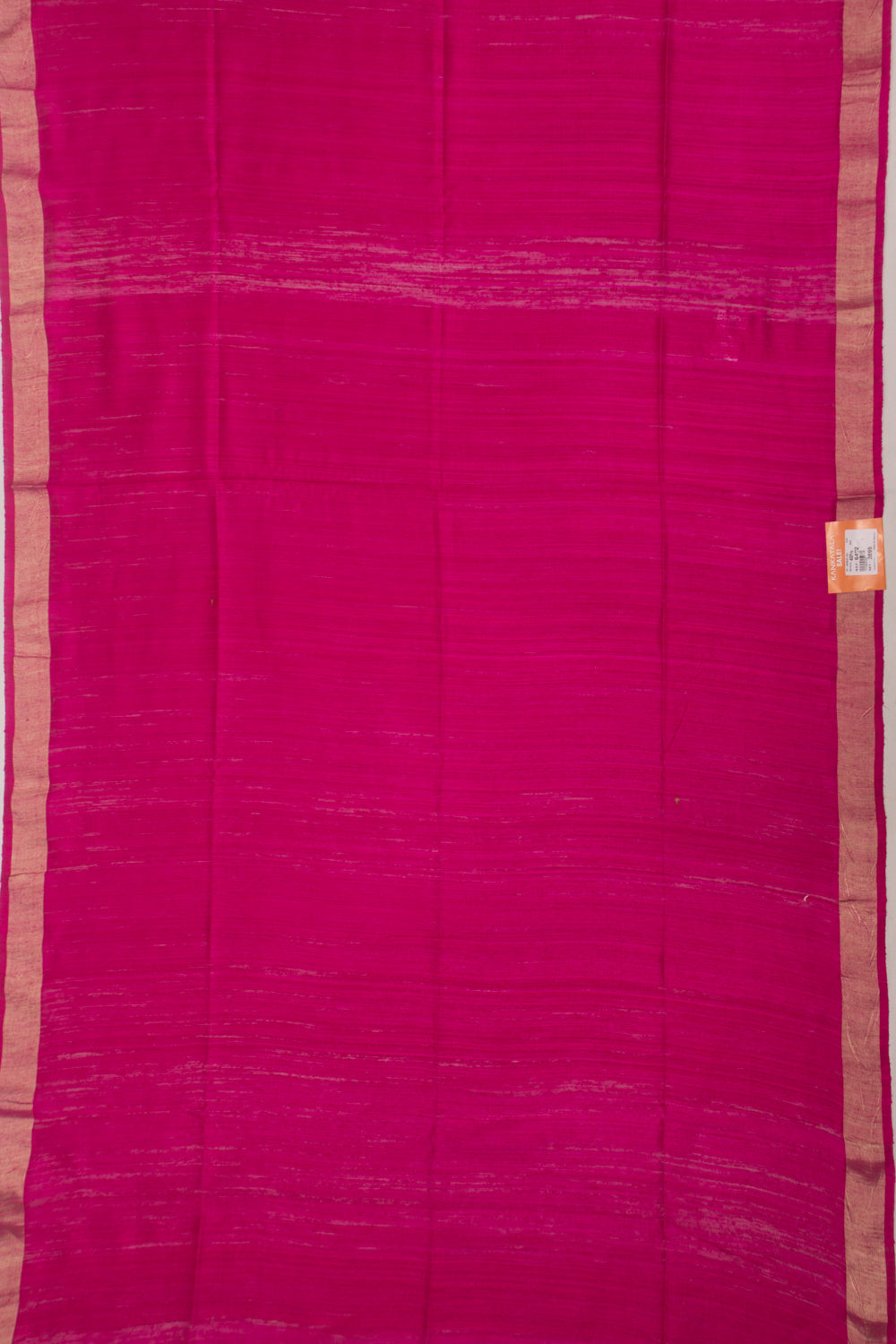 Banarasi Tussar Plain Pink Saree