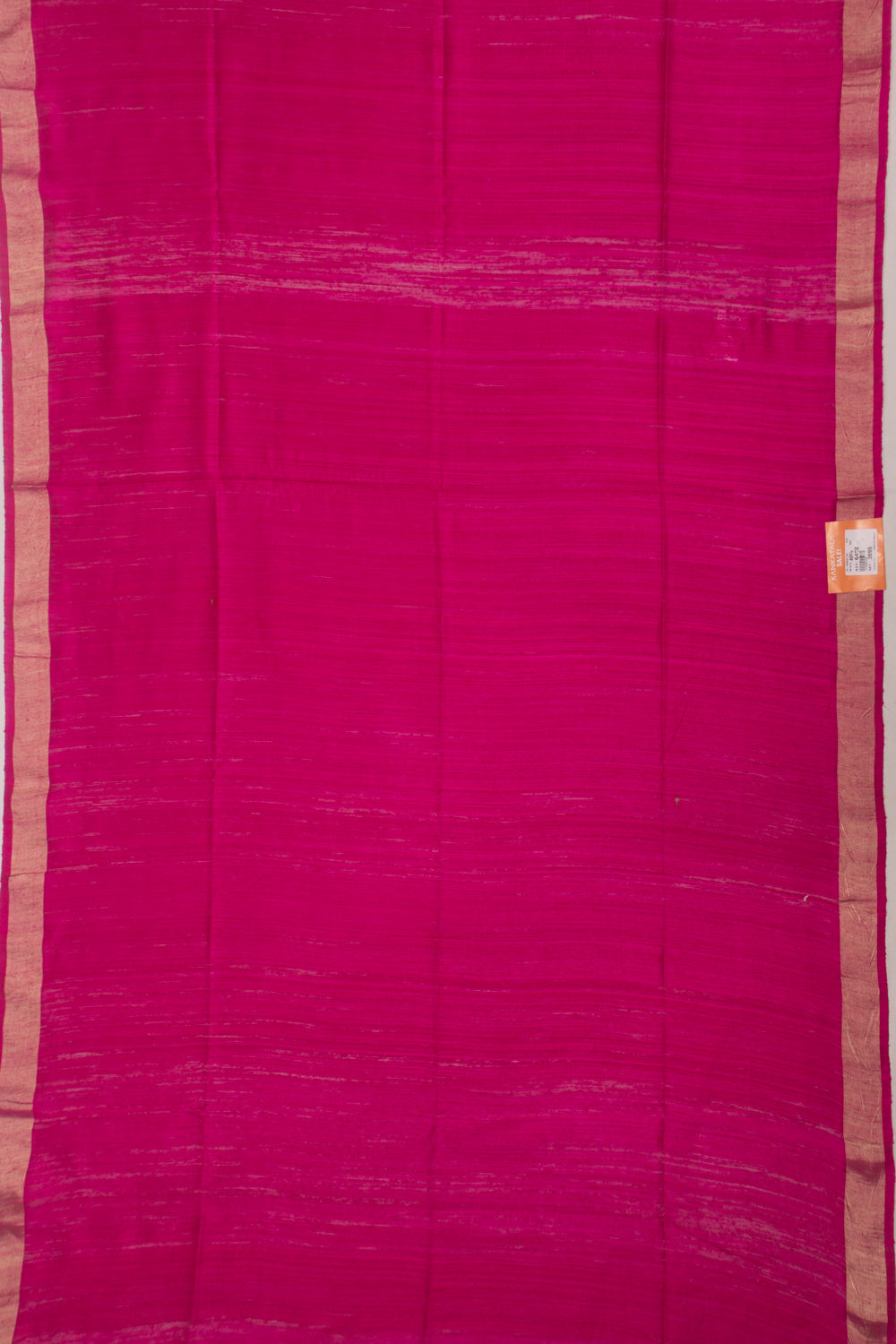 Banarasi Tussar Plain Pink Saree