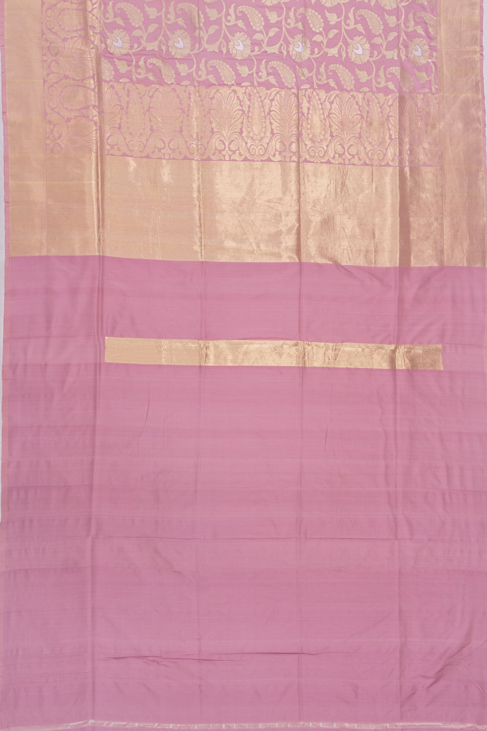 Banarasi Silk Jaal Lavender Saree