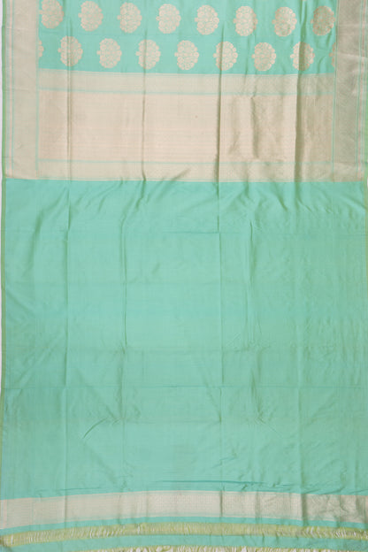 Banarasi Silk Butta Sea Green Saree