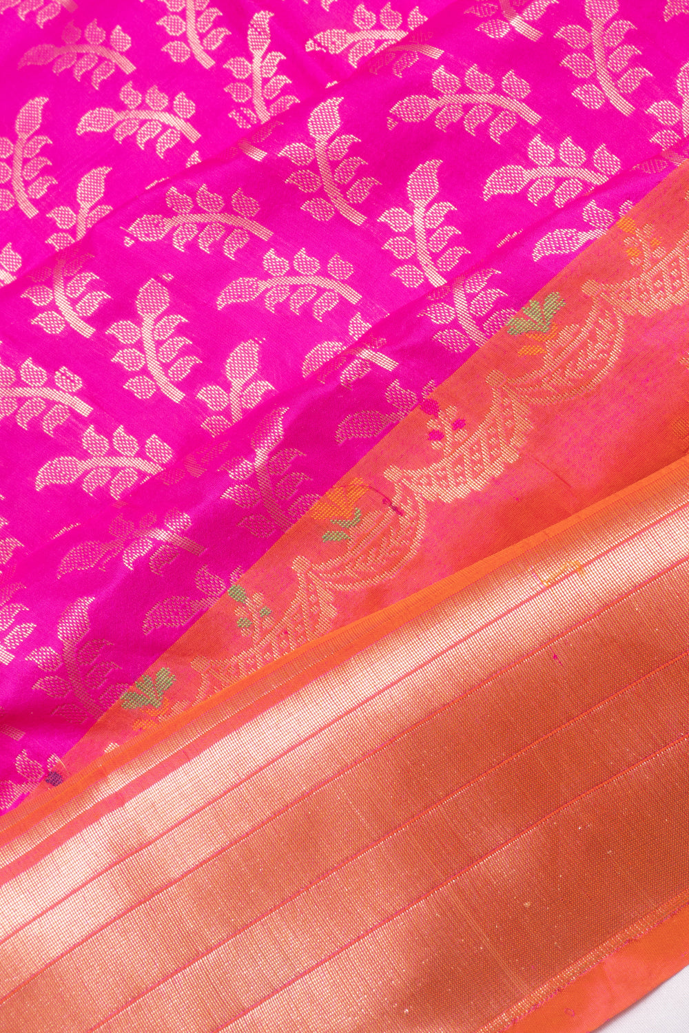 Banarasi Silk Brocade Pink Saree