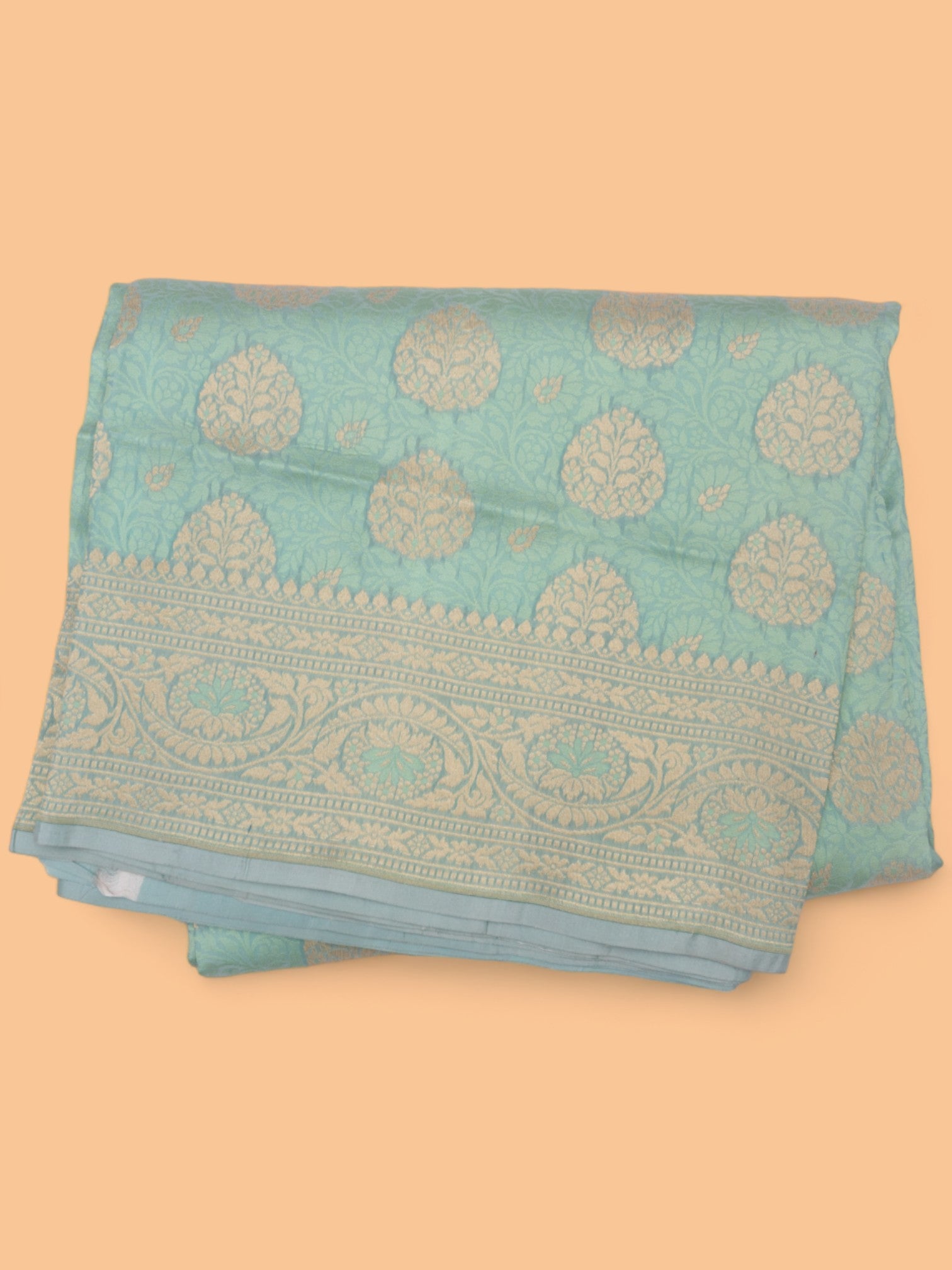 Banarasi Silk Jacquard And Butta Blue Saree