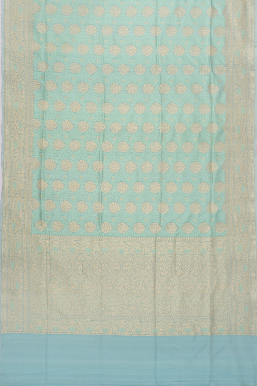 Banarasi Silk Jacquard And Butta Blue Saree