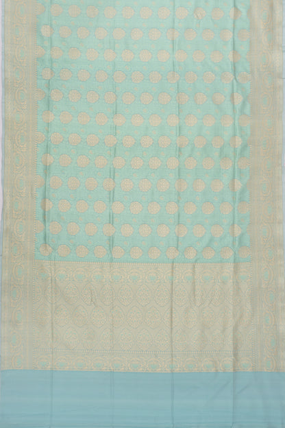 Banarasi Silk Jacquard And Butta Blue Saree