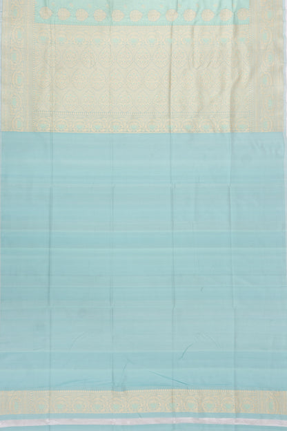 Banarasi Silk Jacquard And Butta Blue Saree