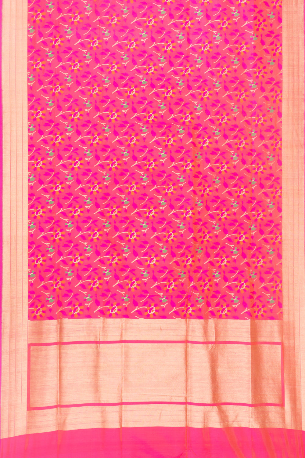 Banarasi Silk Brocade Pink Saree