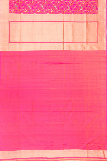 Banarasi Silk Brocade Pink Saree