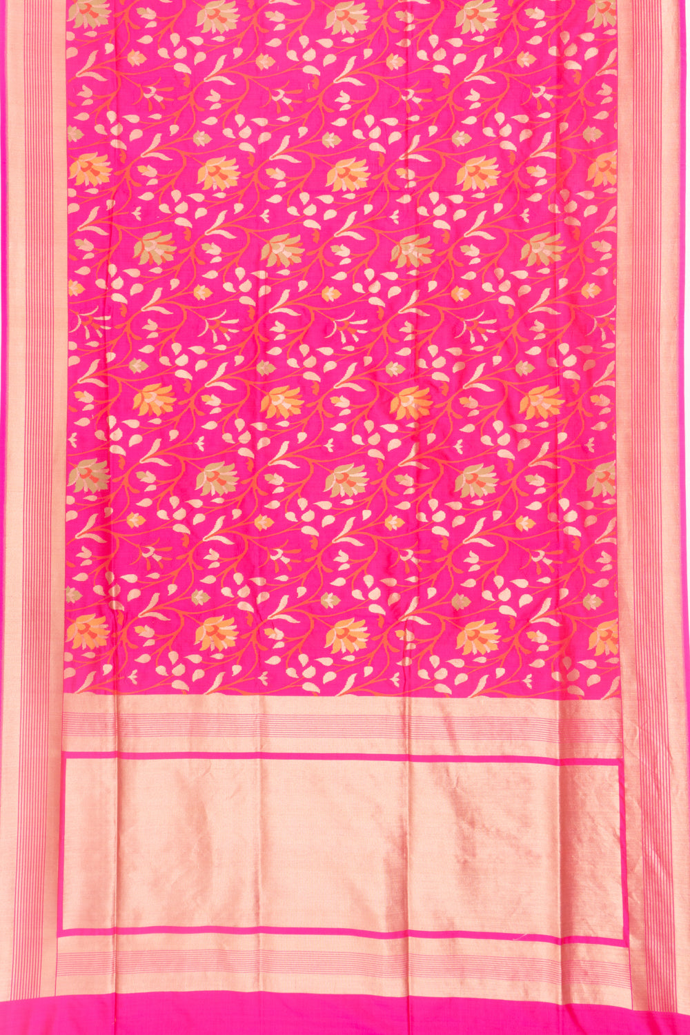 Banarasi Silk Brocade Pink Saree