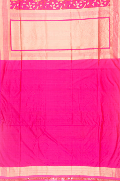 Banarasi Silk Brocade Pink Saree