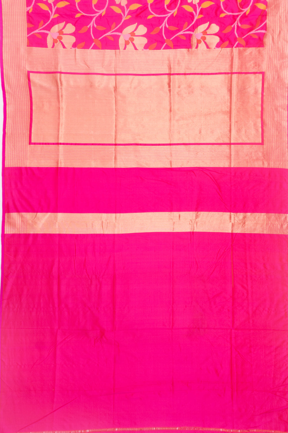 Banarasi Silk Jaal Pink Saree