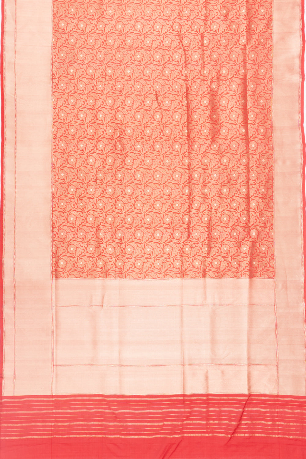 Banarasi Silk Brocade Red Saree