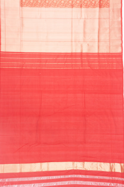 Banarasi Silk Brocade Red Saree
