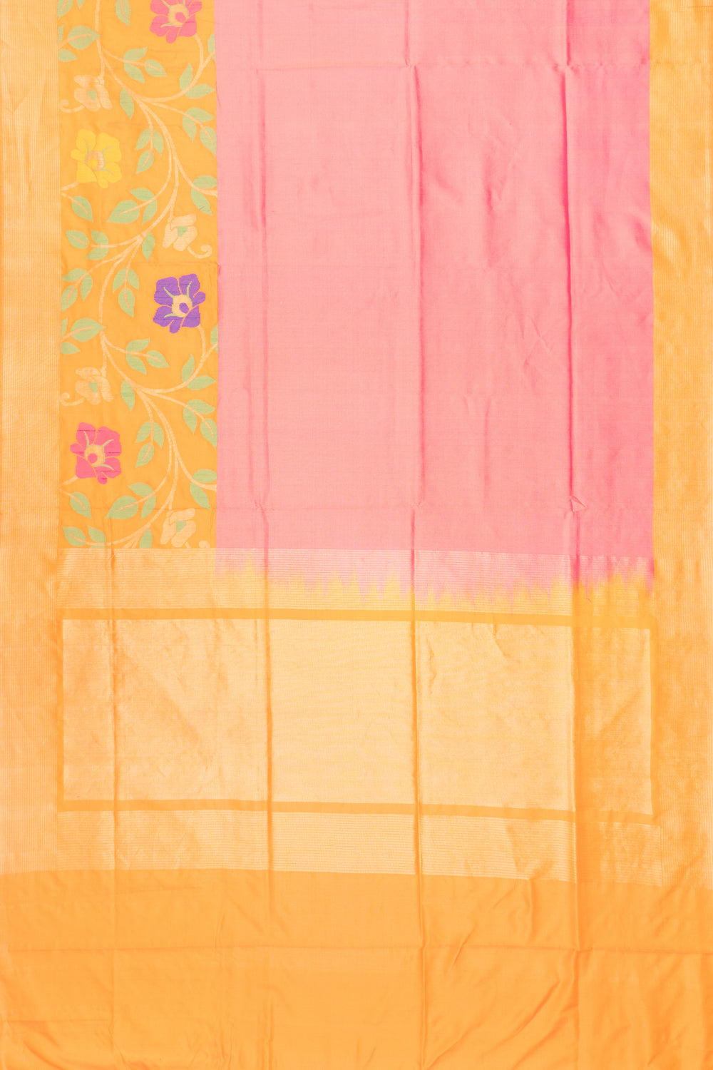 Banarasi Silk Brocade Pink Saree