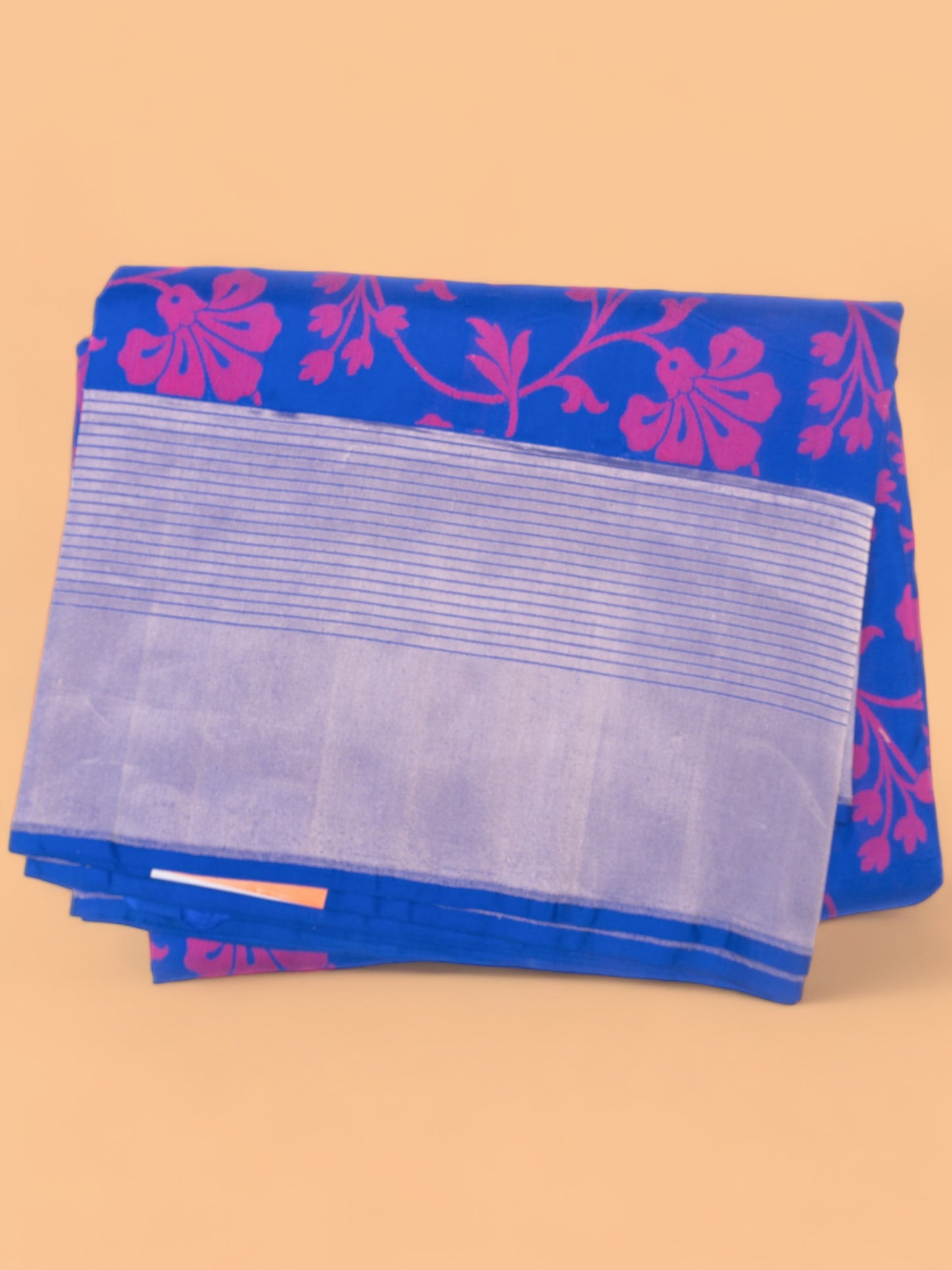 Banarasi Silk Jaal Royal Blue Saree