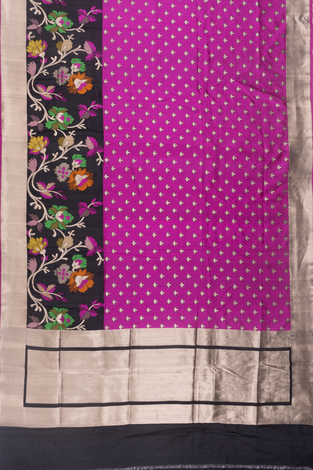 Banarasi Silk Butta Pink Saree