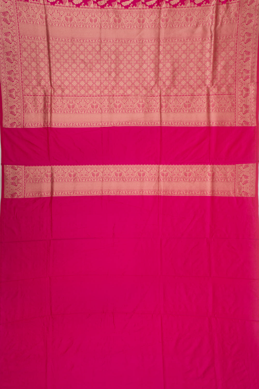 Banarasi Silk Brocade Pink Saree