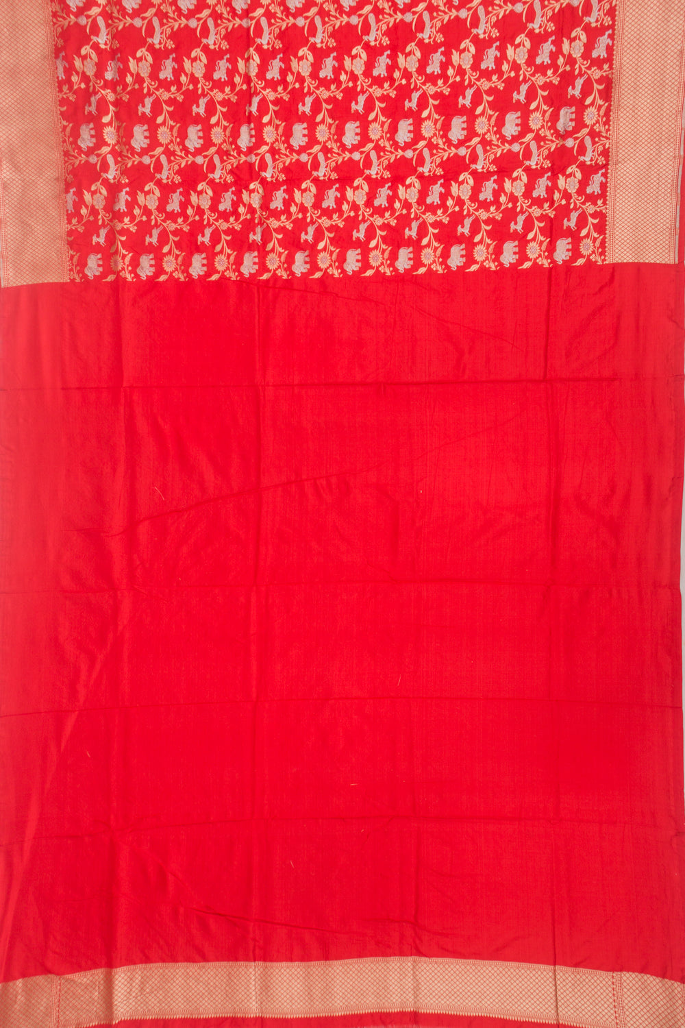 Banarasi Silk Jaal Pink Saree