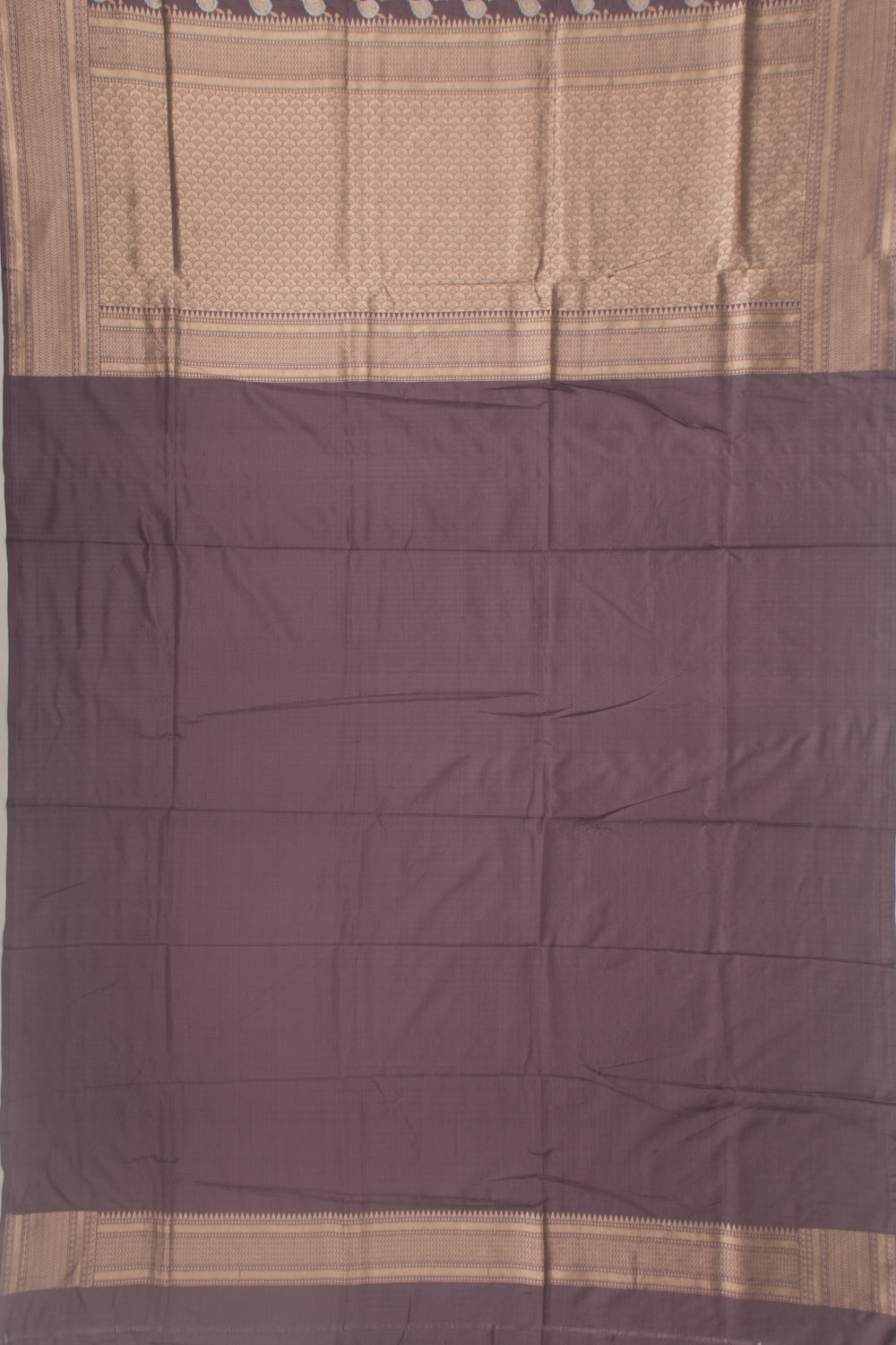 Banarasi Silk Jaal Grey Saree