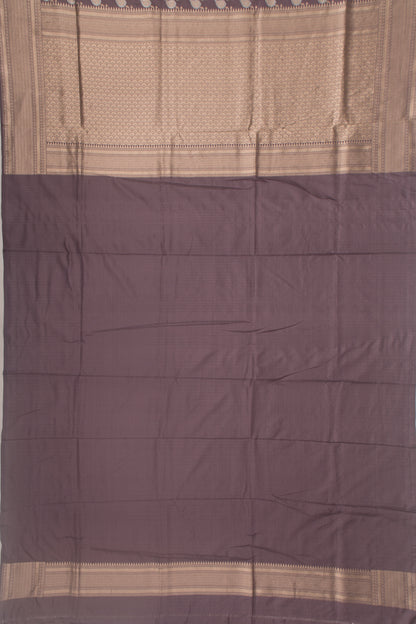 Banarasi Silk Jaal Grey Saree