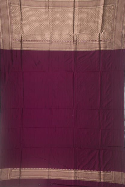 Banarasi Silk Jaal Purple Saree