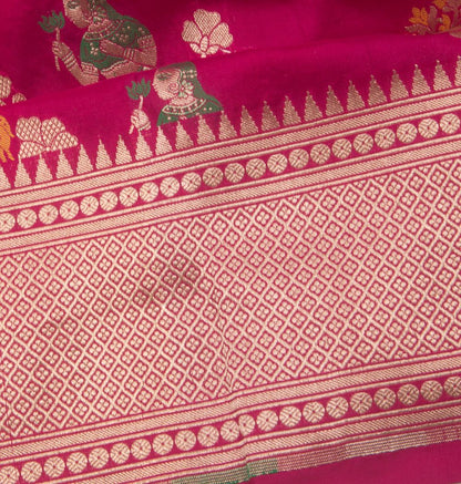 Banarasi Silk Brocade Pink Saree
