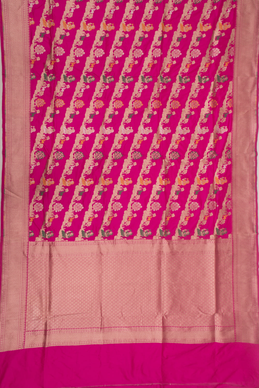 Banarasi Silk Brocade Pink Saree