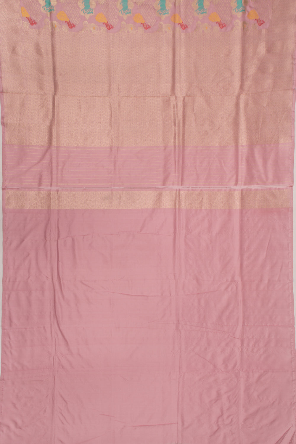 Banarasi Silk Brocade Lilac Saree