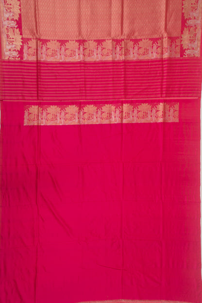 Banarasi Silk Brocade Pink Saree