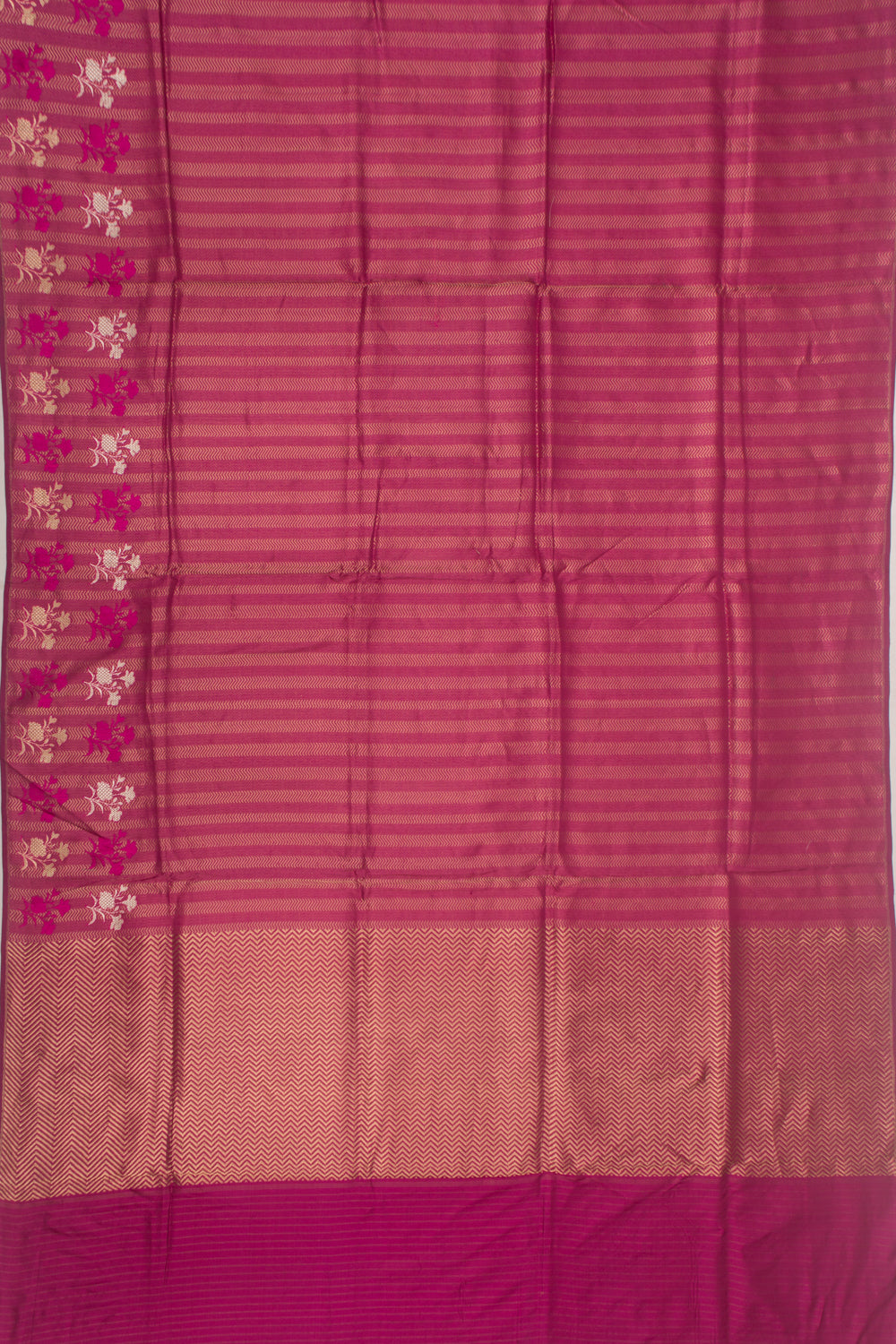 Banarasi Silk Brocade Pink Saree