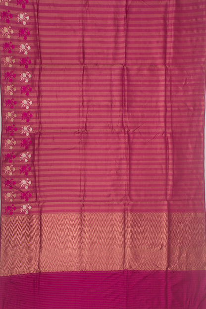Banarasi Silk Brocade Pink Saree