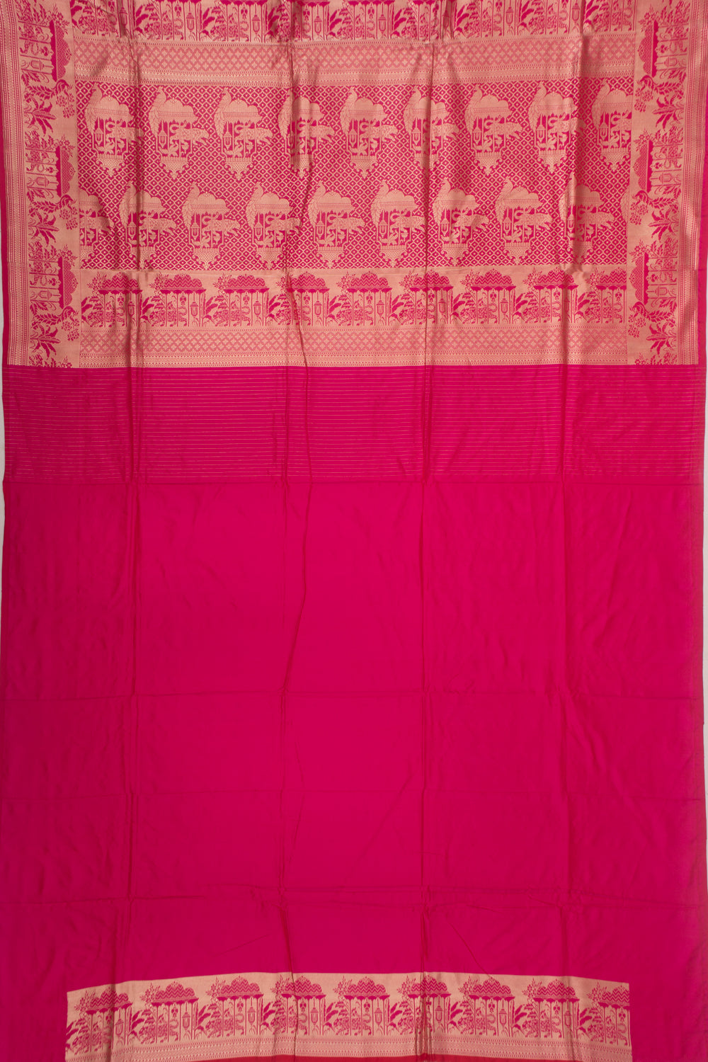 Banarasi Silk Tanchoi Purple Saree