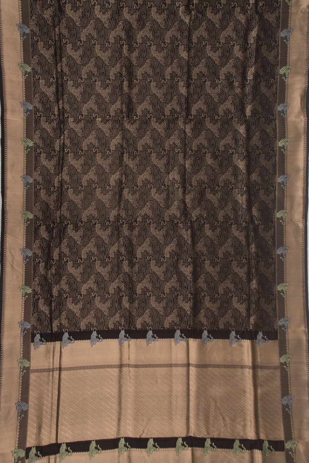 Banarasi Silk Brocade Black Saree