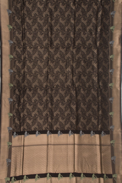 Banarasi Silk Brocade Black Saree
