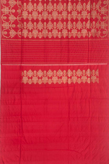 Banarasi Silk Plain Blue Saree