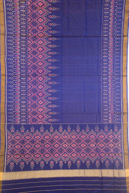 Rajkot Patola Silk Ikat violet Saree