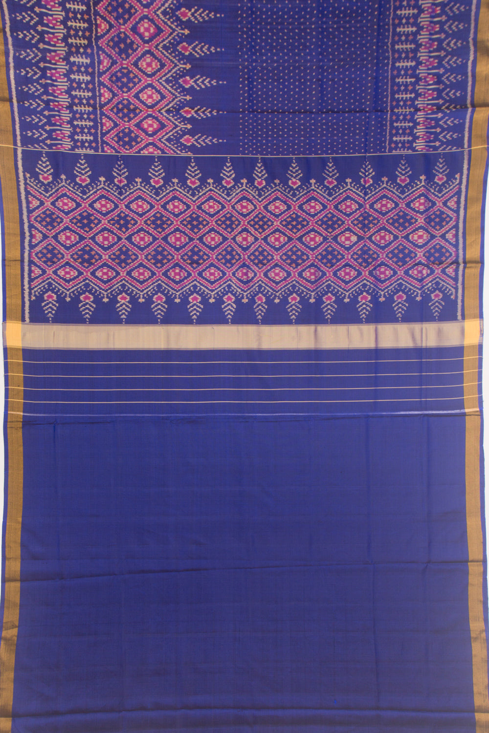 Rajkot Patola Silk Ikat violet Saree