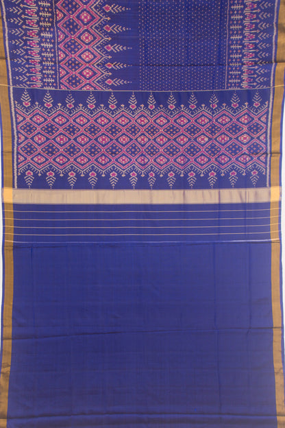 Rajkot Patola Silk Ikat violet Saree