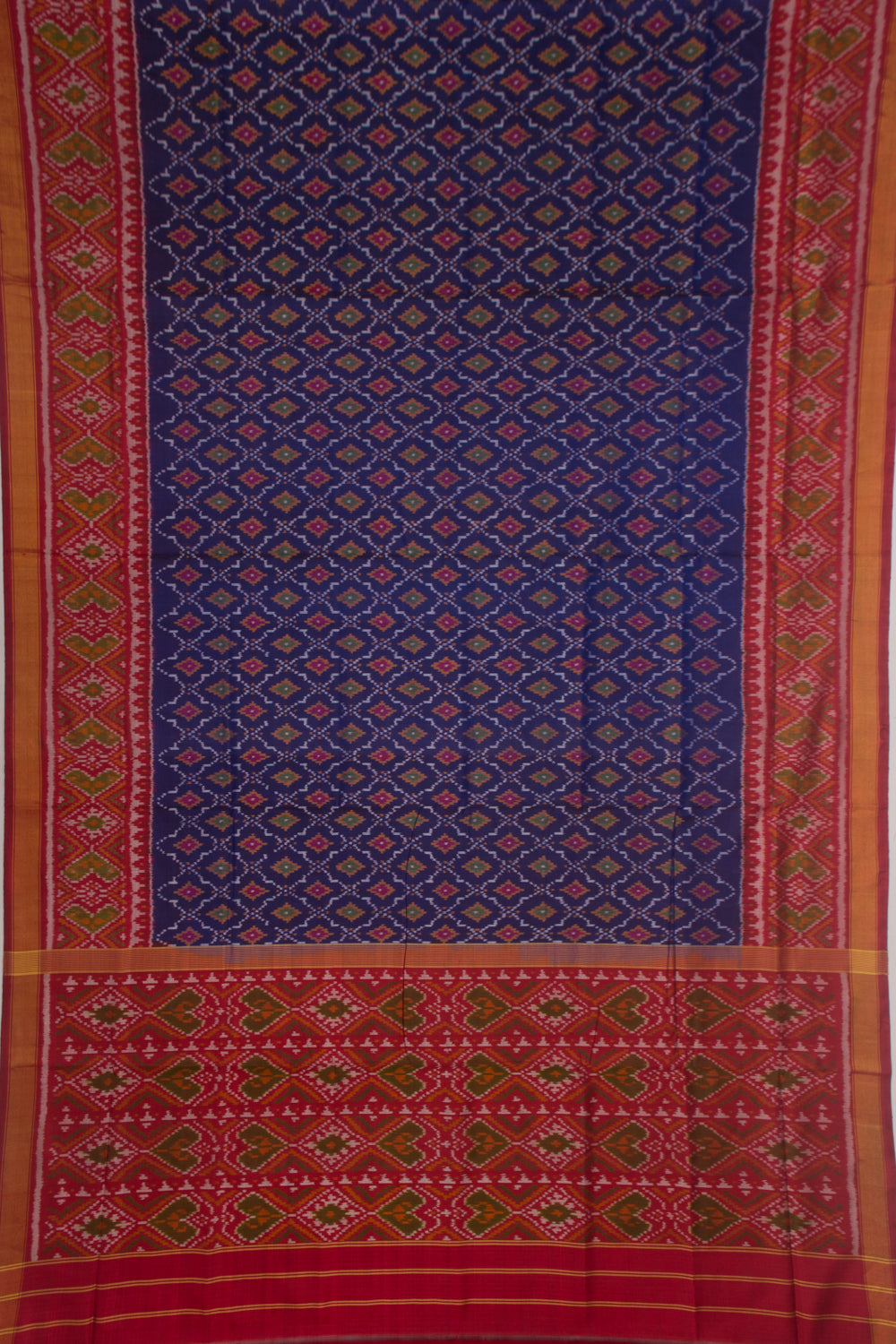 Rajkot Patola Silk Ikat Violet Saree