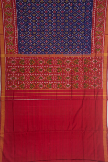 Rajkot Patola Silk Ikat Violet Saree