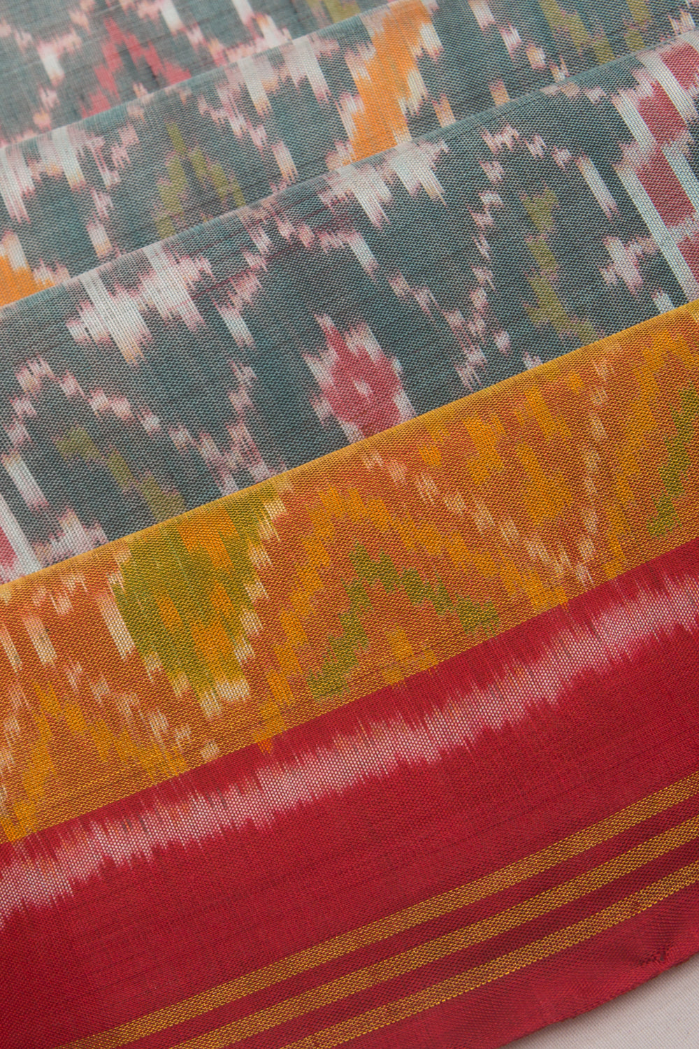 Rajkot Patola Silk Ikat Blue Saree