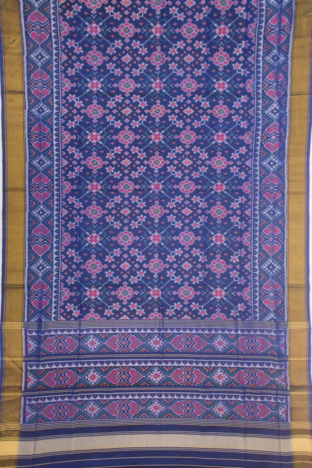 Rajkot Patola Silk Ikat Violet Saree