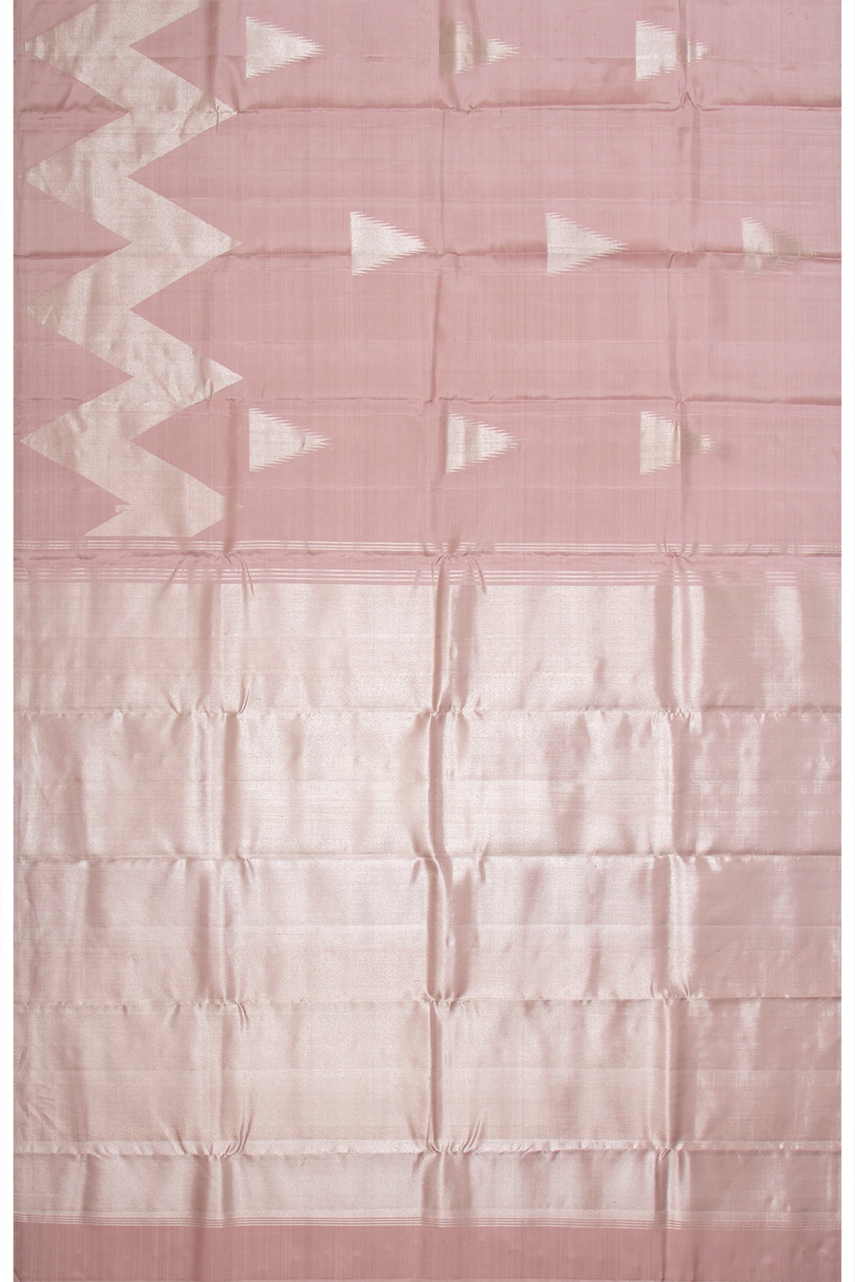 Kanchipuram Silk Butta Lilac Saree