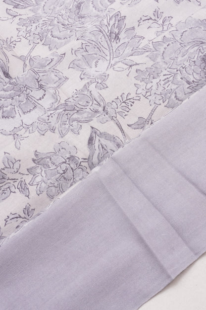 Tussar Printed OffWhite Saree