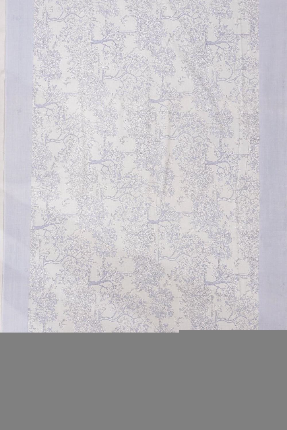 Chanderi Cotton Printed Off White Saree