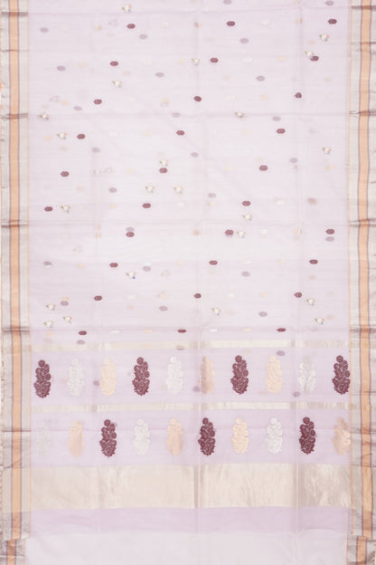 Organza Butta Lavender Saree